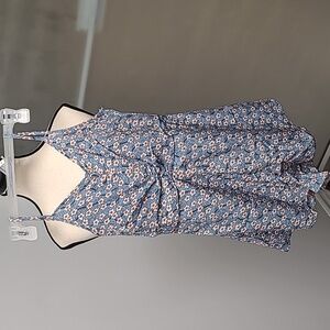 Unbranded Size S Floral V-Neck Romper